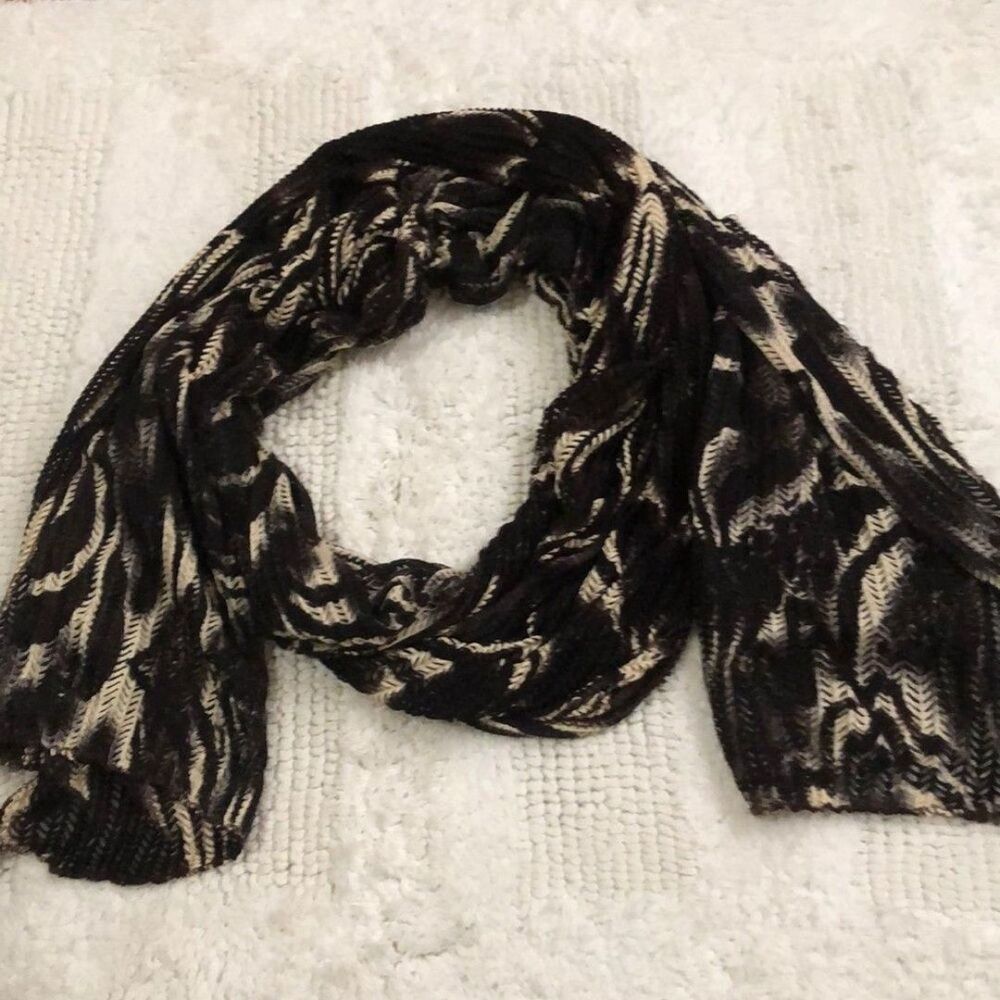 Lovely scarf wrap brown beige